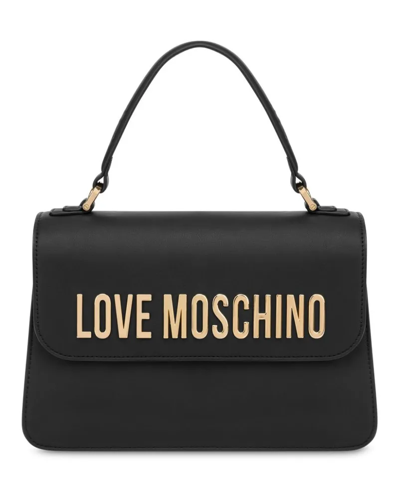 Moschino Tote Bag mit Logo - Schwarz Schwarz