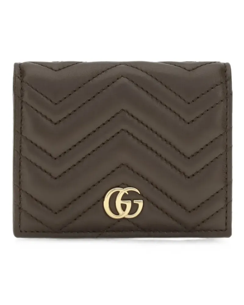 Gucci GG Marmont chevron-quilted wallet - Braun Braun
