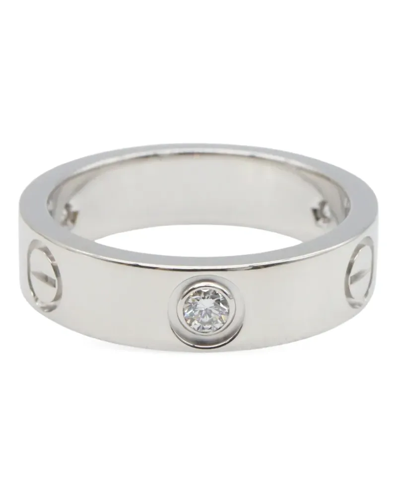 Cartier Love Ring mit Diamant - Silber Silber