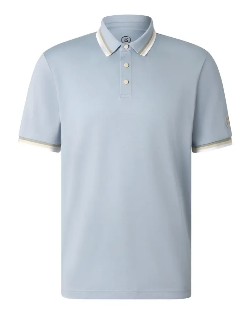 Bogner Arik Poloshirt mit gestreiftem Besatz - Blau Blau