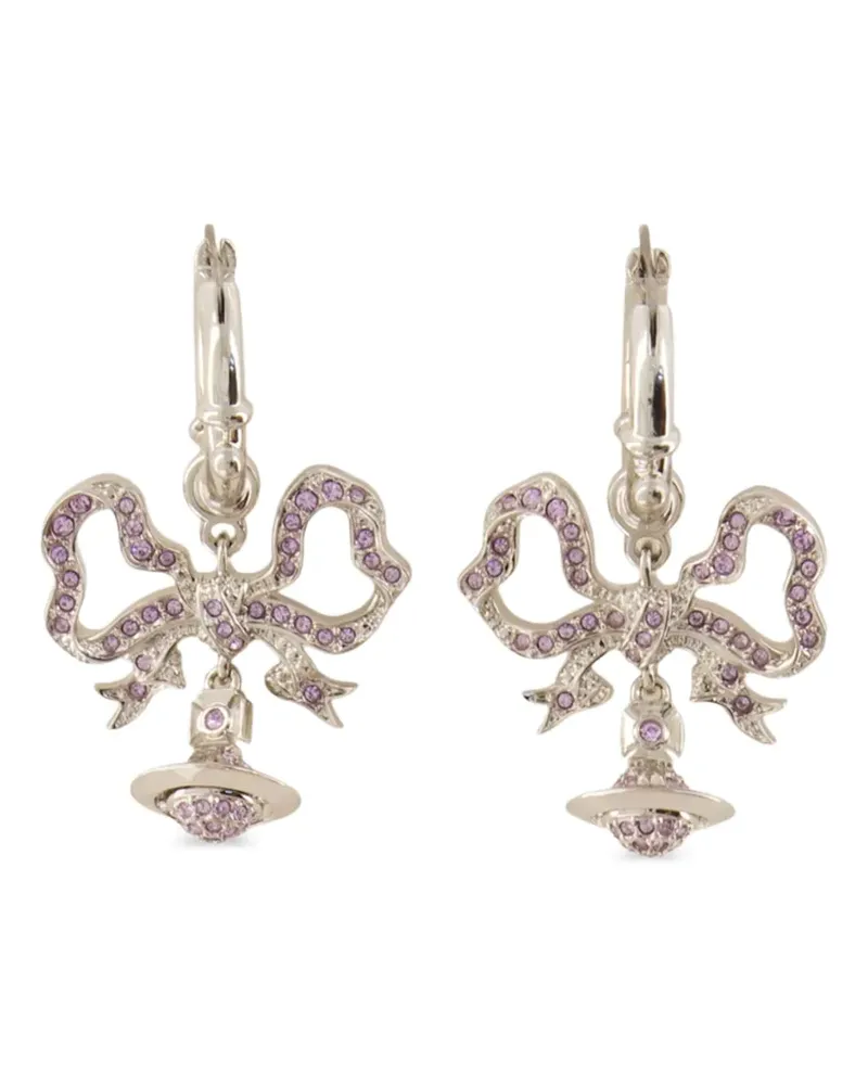 Vivienne Westwood Florindella Ohrringe mit Schleife - Silber Silber
