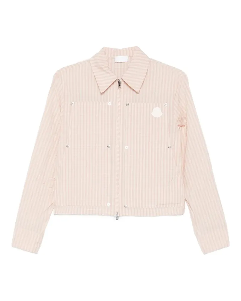 Moncler gingham-pattern buttoned shirt - Rosa Rosa