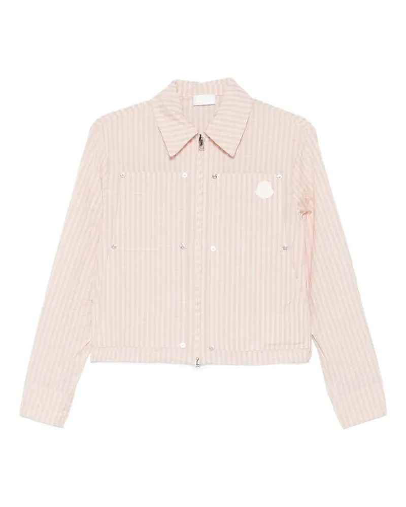 Moncler gingham-pattern buttoned shirt - Rosa Rosa