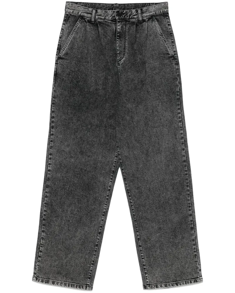 Emporio Armani Jeans mit Falten - Schwarz Schwarz