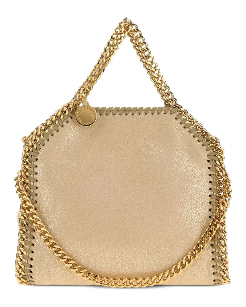 Stella McCartney Tiny Falabella Tote Bag mit Kettenborten - Nude Nude