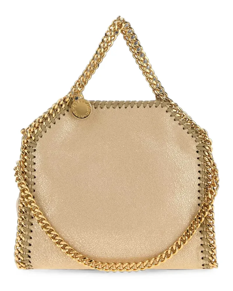 Stella McCartney Tiny Falabella Tote Bag mit Kettenborten - Nude Nude