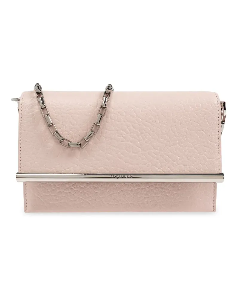 Alexander McQueen T-Bar Clutch - Rosa Rosa
