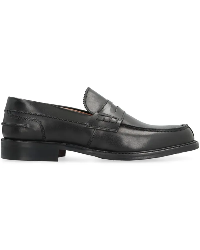 Bruno Magli Penny-Loafer aus Leder - Schwarz Schwarz