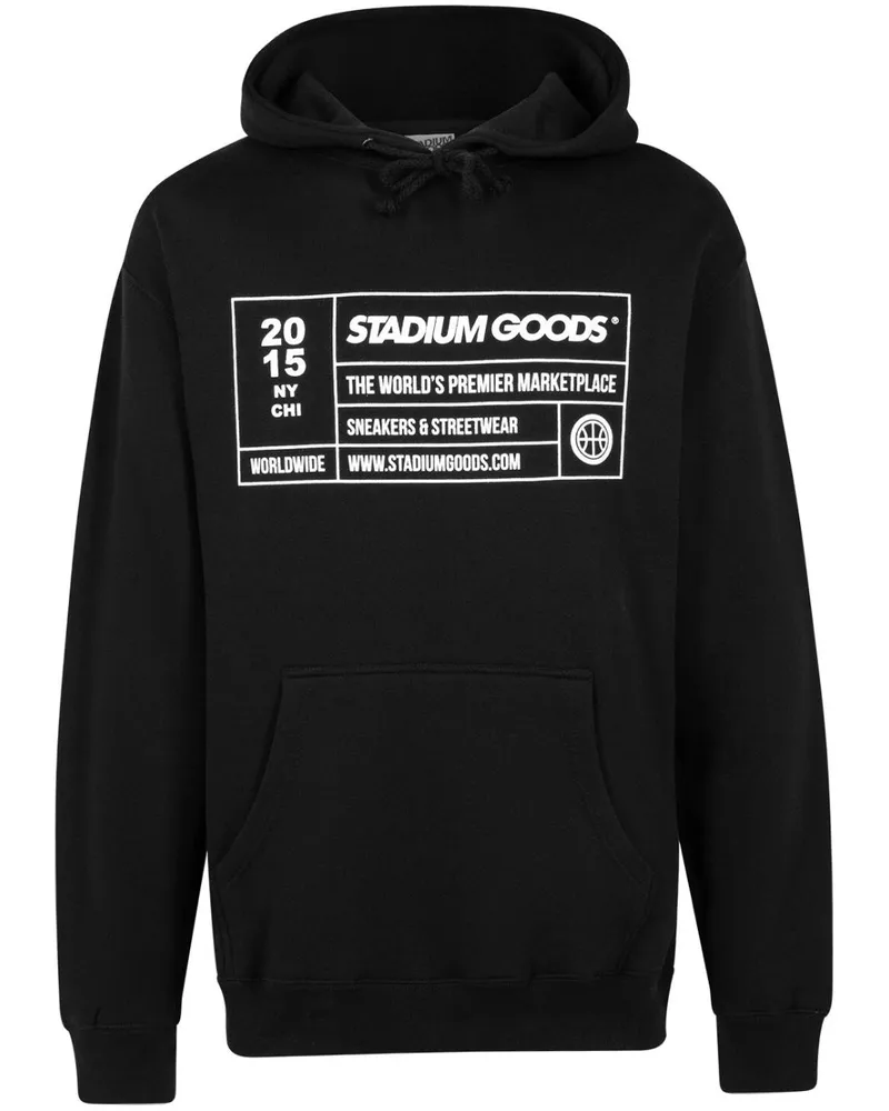 STADIUM GOODS Shoe Box Black Hoodie Schwarz