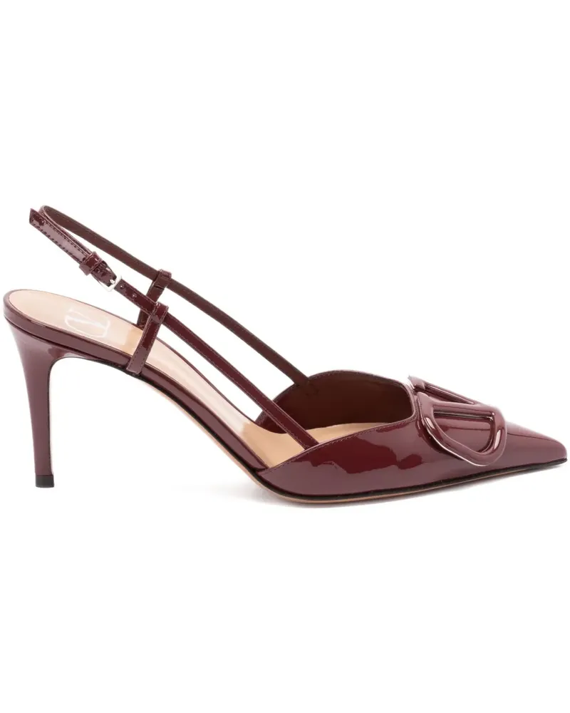 Valentino Garavani VLogo Pumps 80mm - Braun Braun