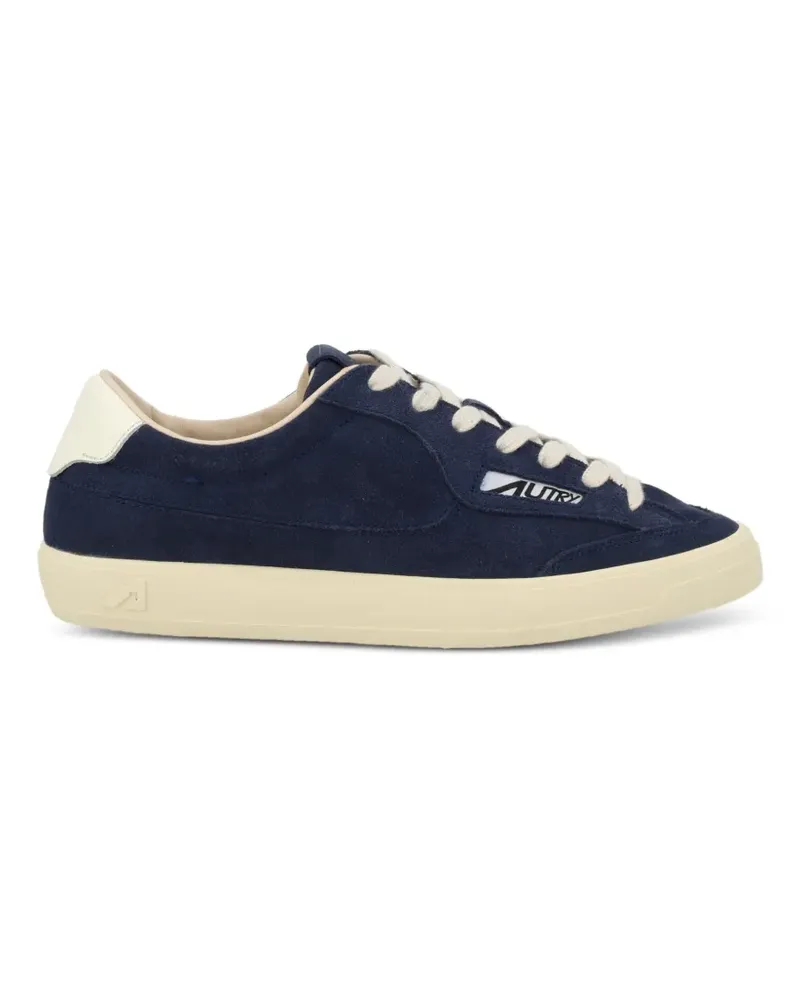 AUTRY Windscape suede logo-patch sneakers - Blau Blau
