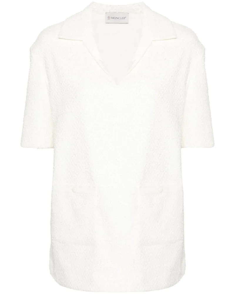 Moncler Oberteil mit Logo-Applikation - Nude Nude