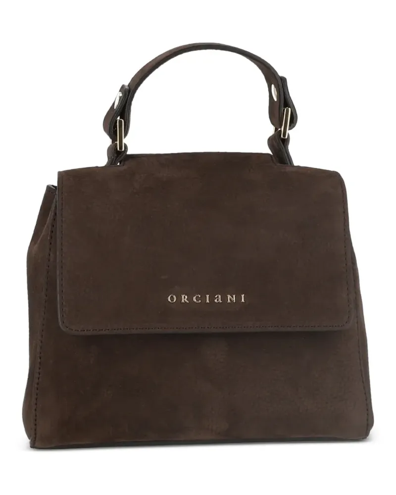 Orciani Mini Sveva Nabucco Tote Bag aus Leder - Braun Braun
