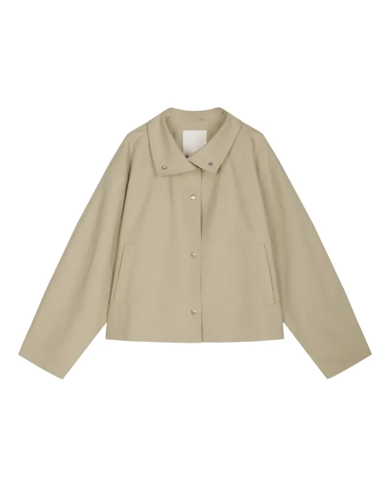 JNBY A-Linien-Jacke mit tiefen Schultern - Grün Grün