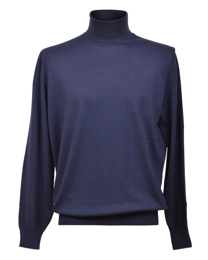 Brunello Cucinelli Pullover mit Rollkragen - Blau Blau