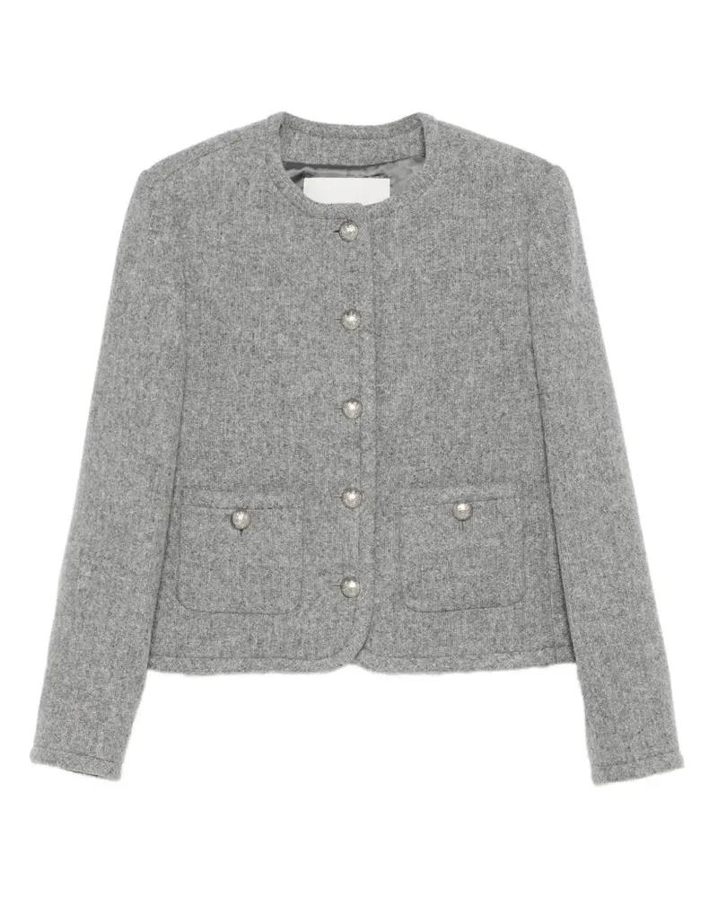 Dunst Jacke mit aufgesetzten Taschen - Grau Grau