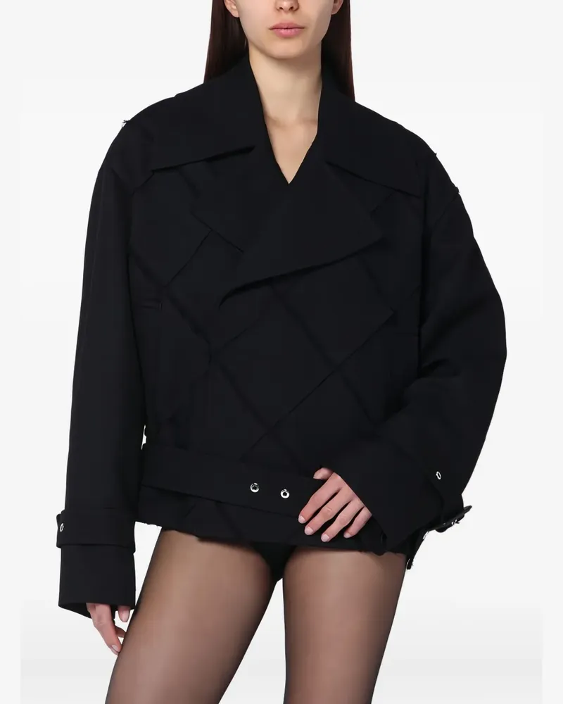 Namacheko Trenchcoat mit Gürtel - Schwarz Schwarz