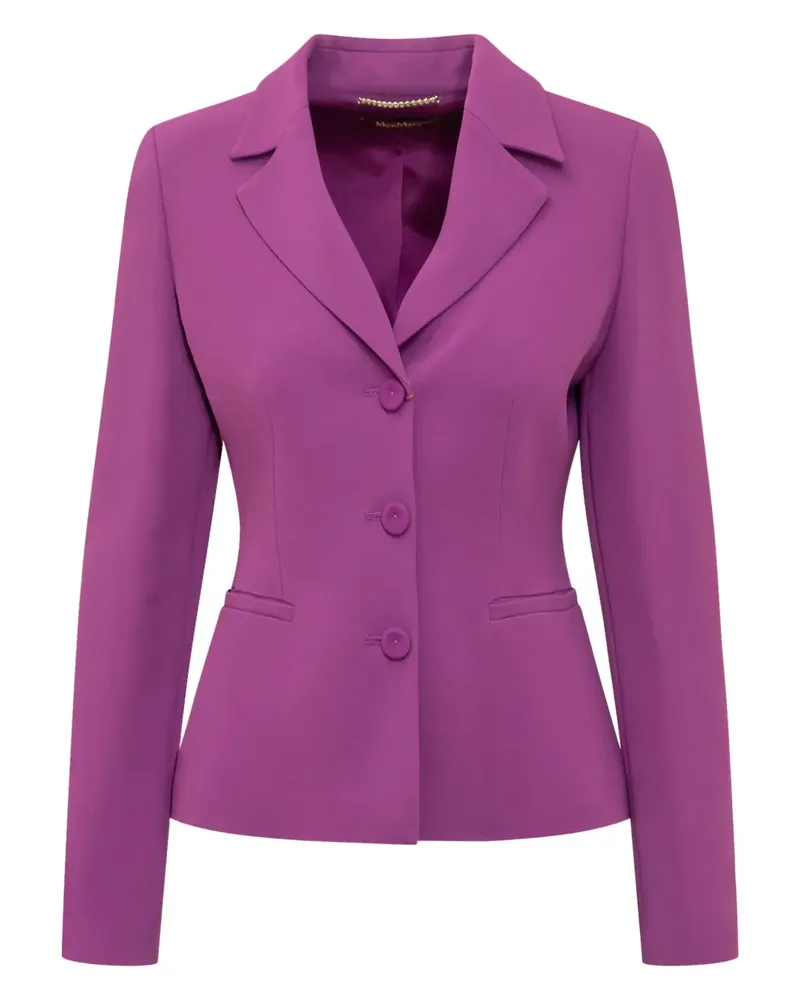 Max Mara Einreihiges Sakko - Violett Violett