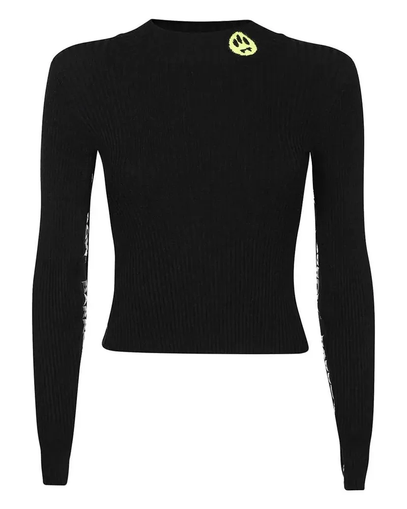 BARROW Pullover mit Logo-Print - Schwarz Schwarz