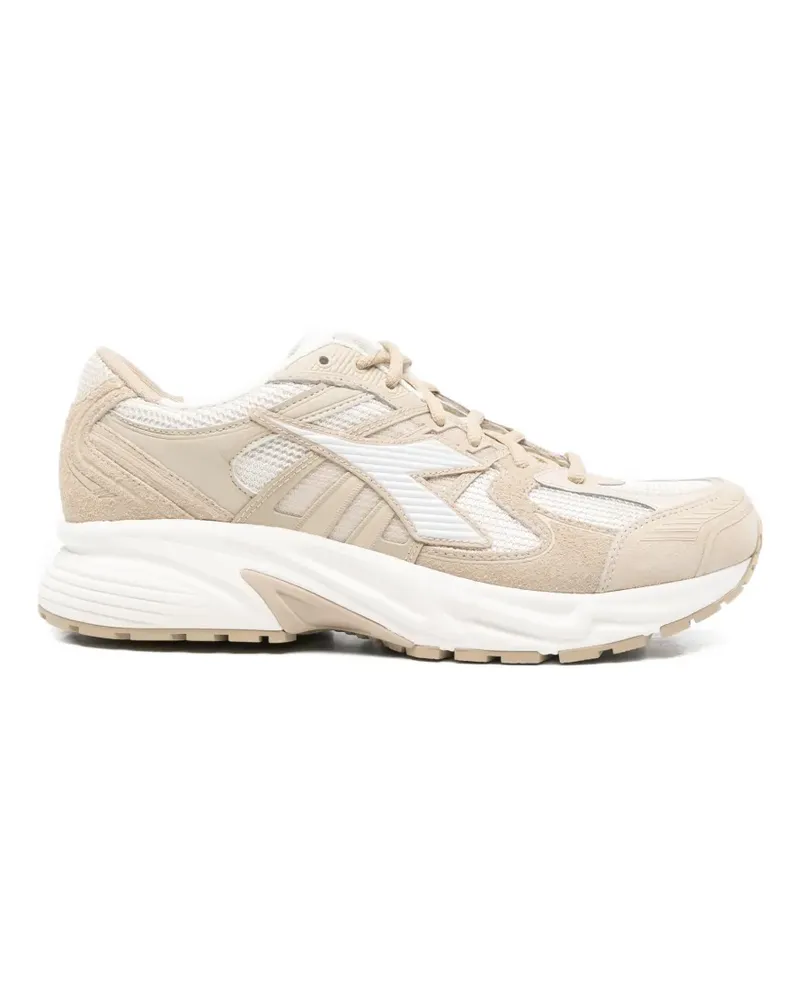 Diadora panelled mesh-detail sneakers - Nude Nude