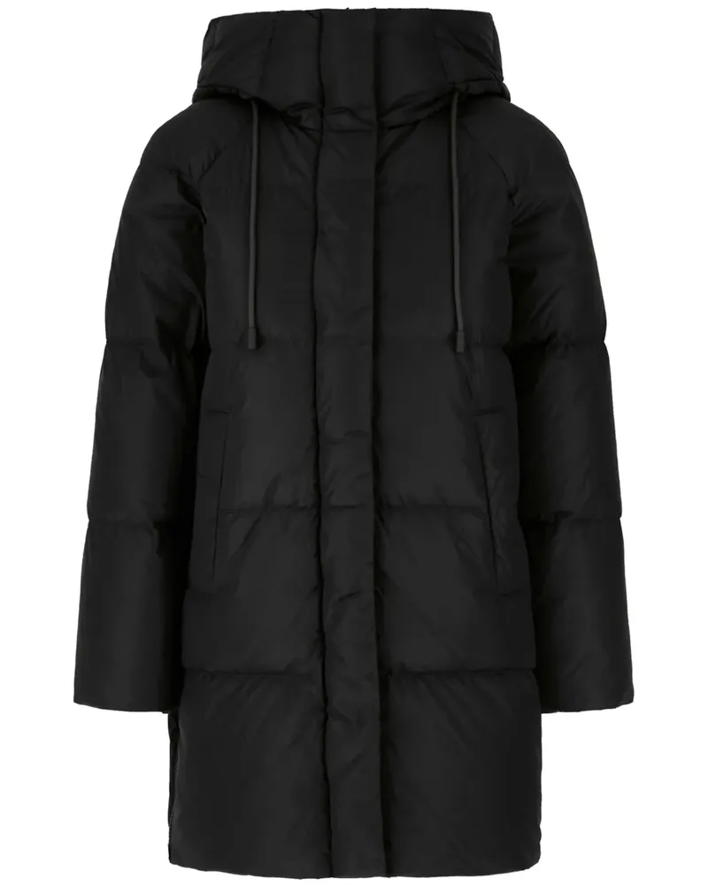 Max Mara Gesteppte Daunenjacke - Schwarz Schwarz