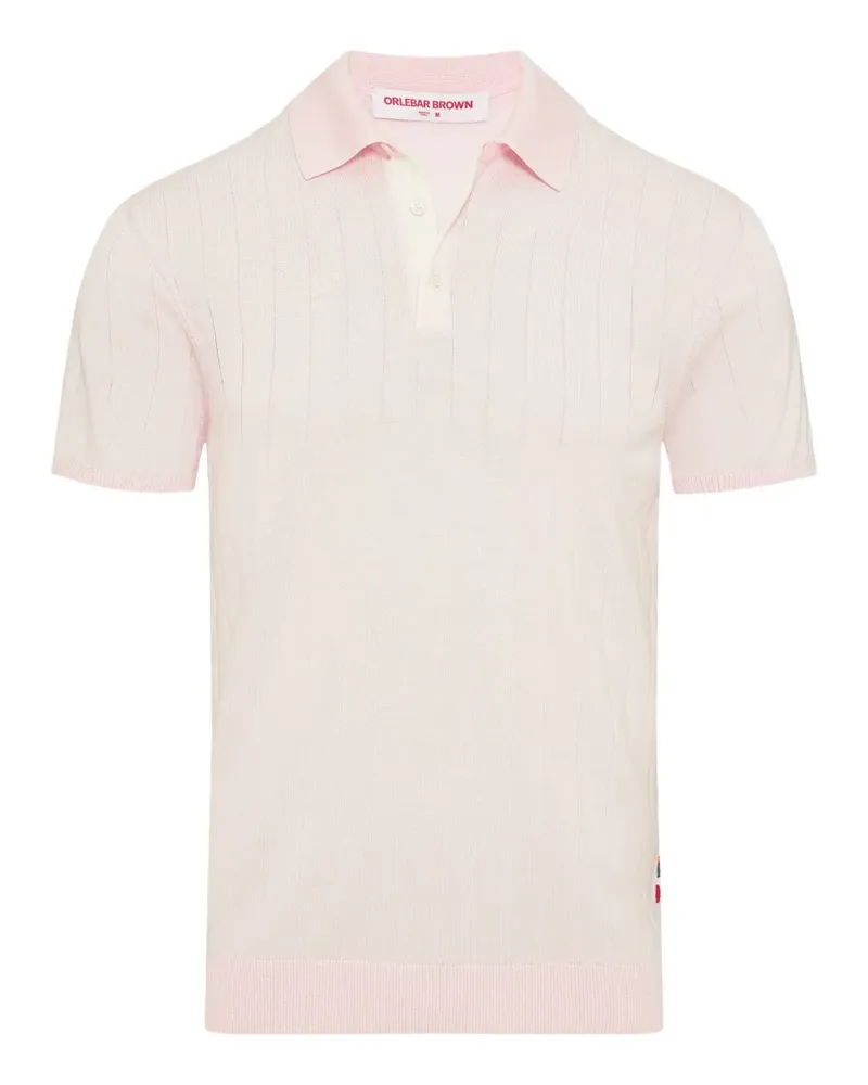 Orlebar Brown Burnham Poloshirt - Rosa Rosa