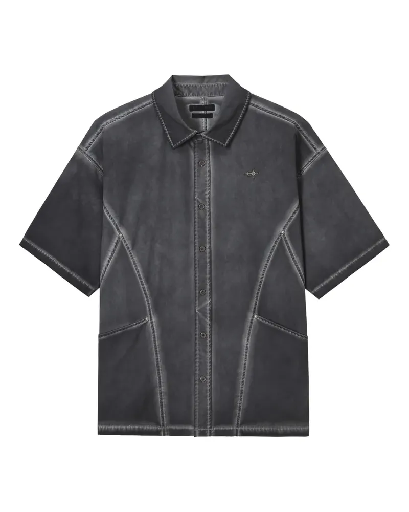 FIVE CM Klassisches Hemd - Grau Grau