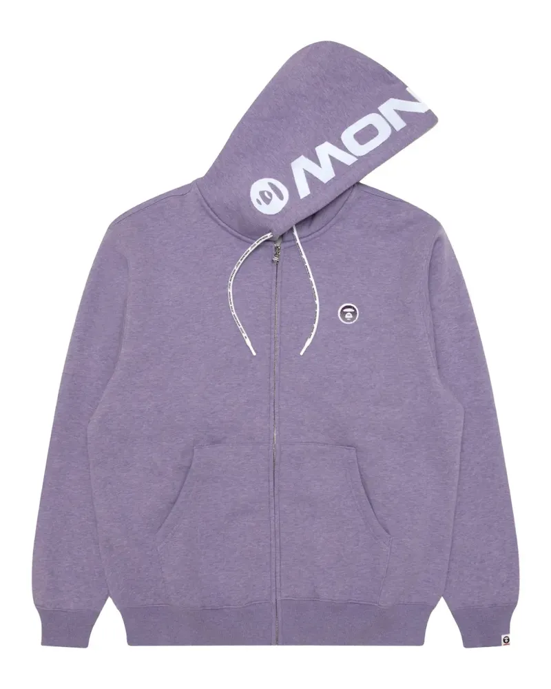 BAPE APENOW Kapuzenjacke mit Logo-Print - Violett Violett