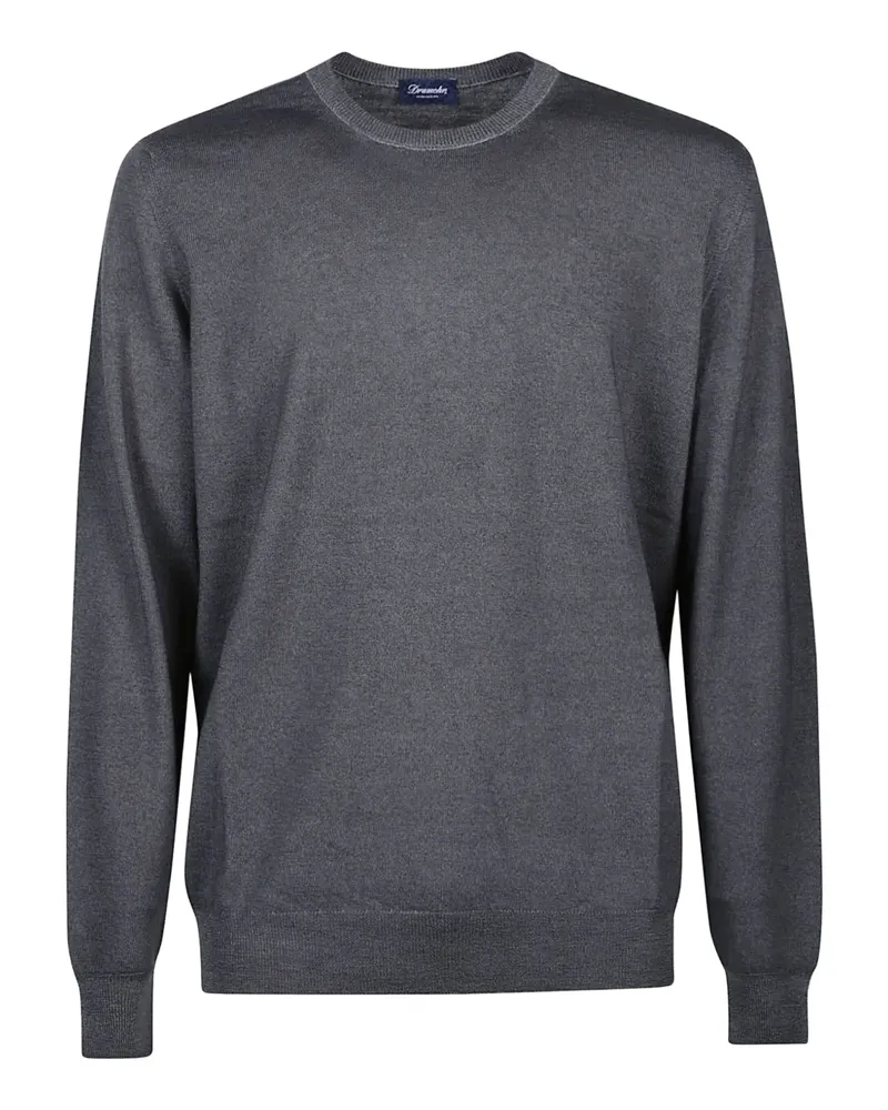 Drumohr  Pullover mit rundem Ausschnitt - Grau Grau