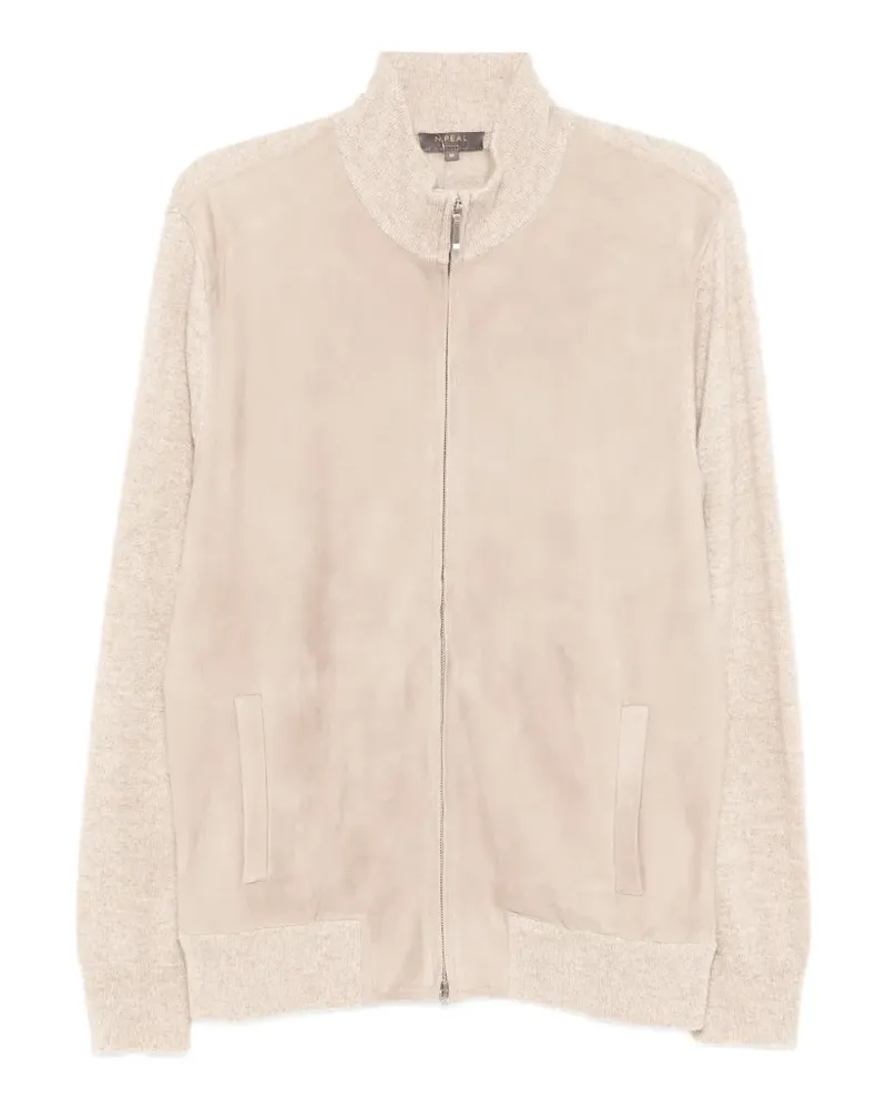 N.Peal Jacke mit Kontrasteinsätzen - Nude Nude