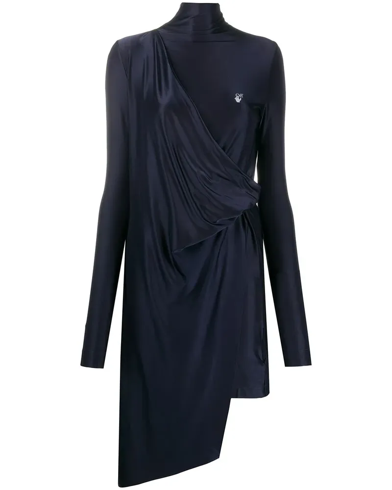 OFF-WHITE Mini-Kleid mit Print - Schwarz Schwarz