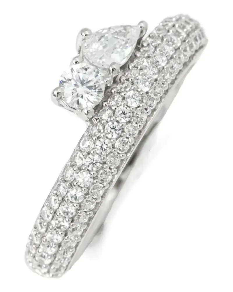 Guess Ring mit Schmucksteinen - Silber Silber