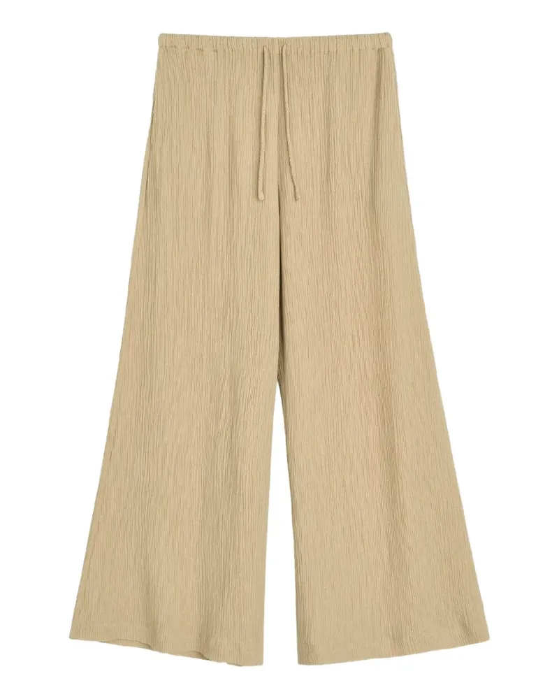 By Malene Birger Pisca wide-leg trousers - Nude Nude