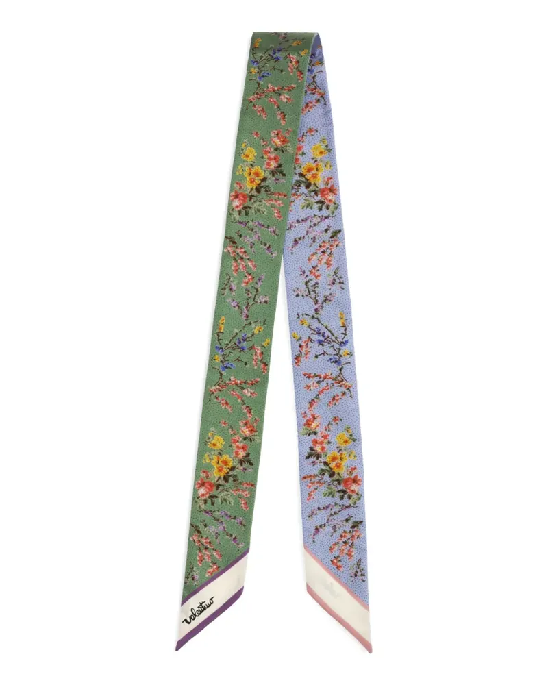 Valentino Garavani floral-print silk scarf - Grün Grün