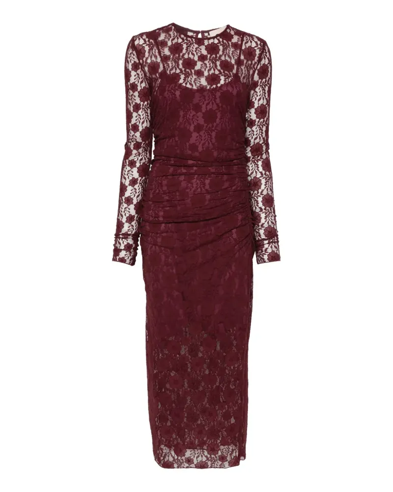 Aniye By ruched lace dress - Rot Rot