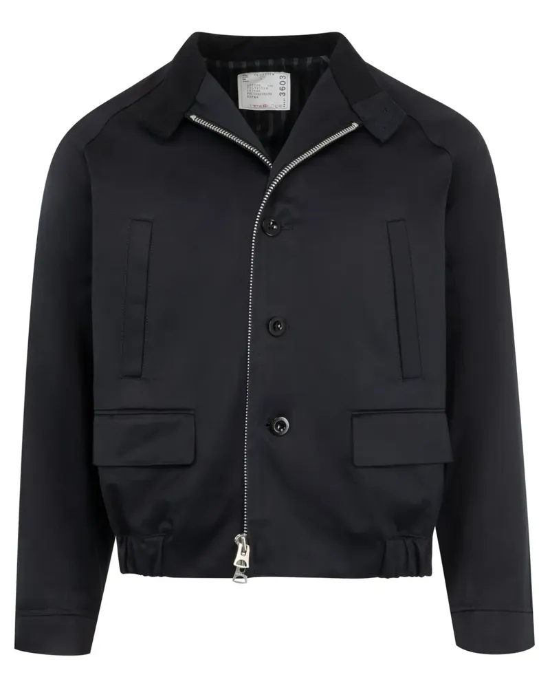 Sacai Chino Bomberjacke - Blau Blau
