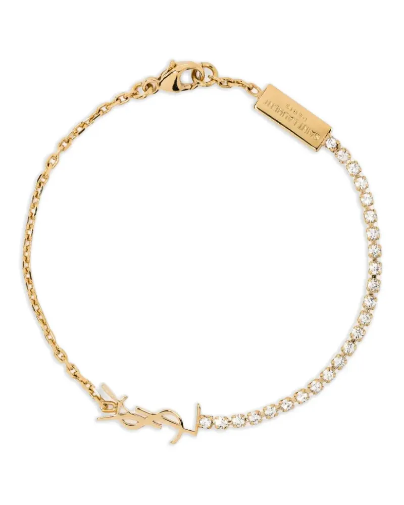 Saint Laurent Monogranne Armband - Gold Gold
