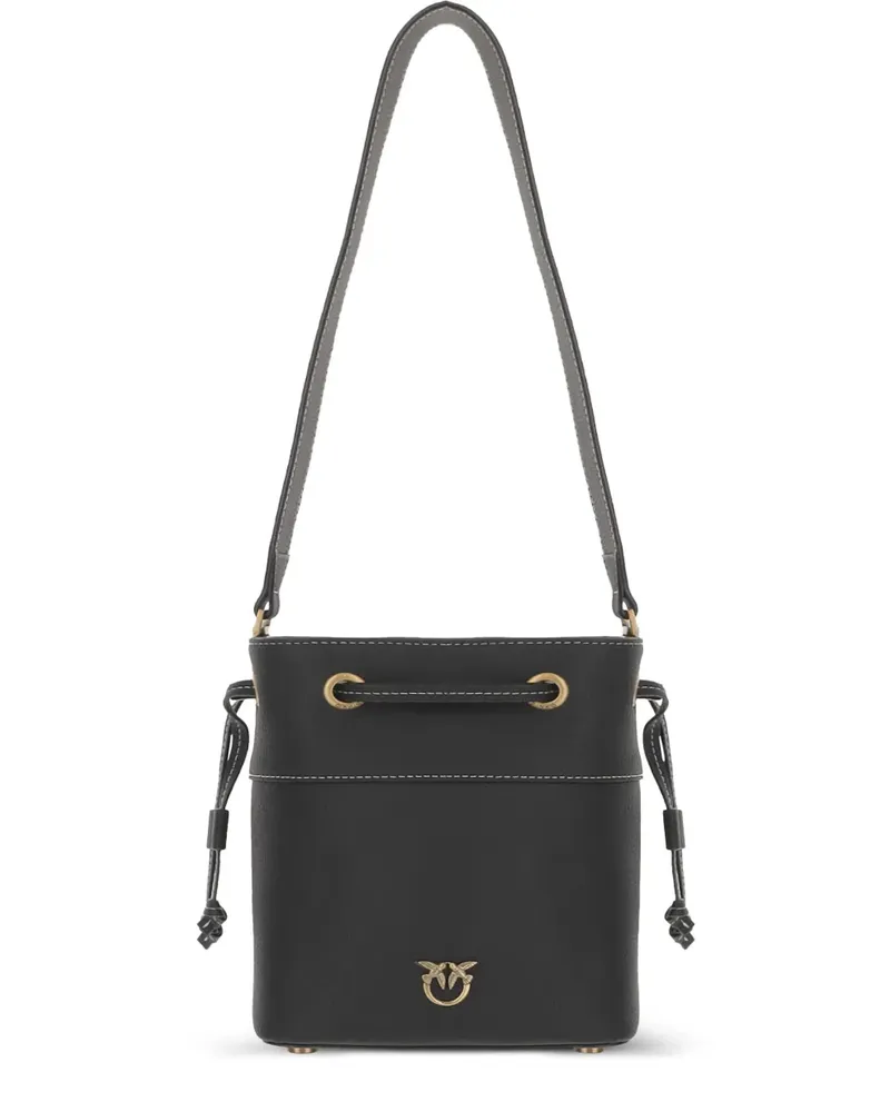 Pinko Schultertasche aus Leder - Schwarz Schwarz