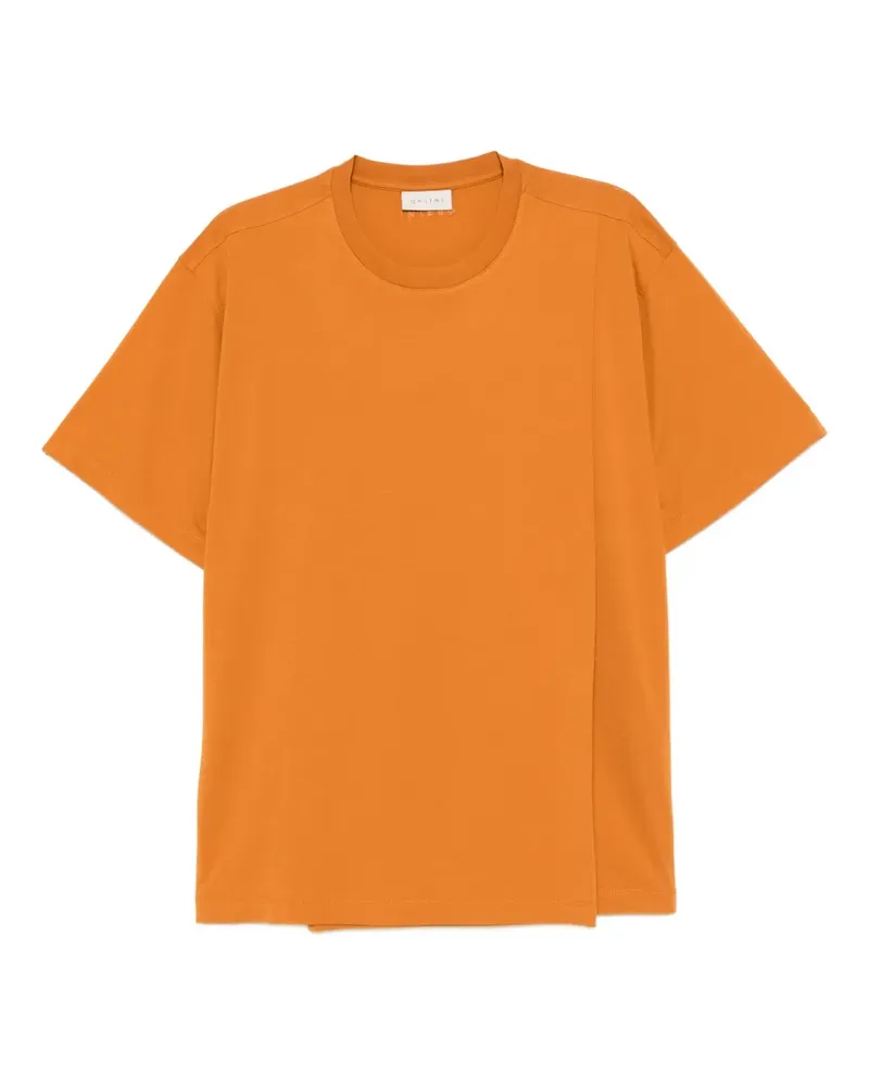 QASIMI T-Shirt mit Umschlag - Orange Orange