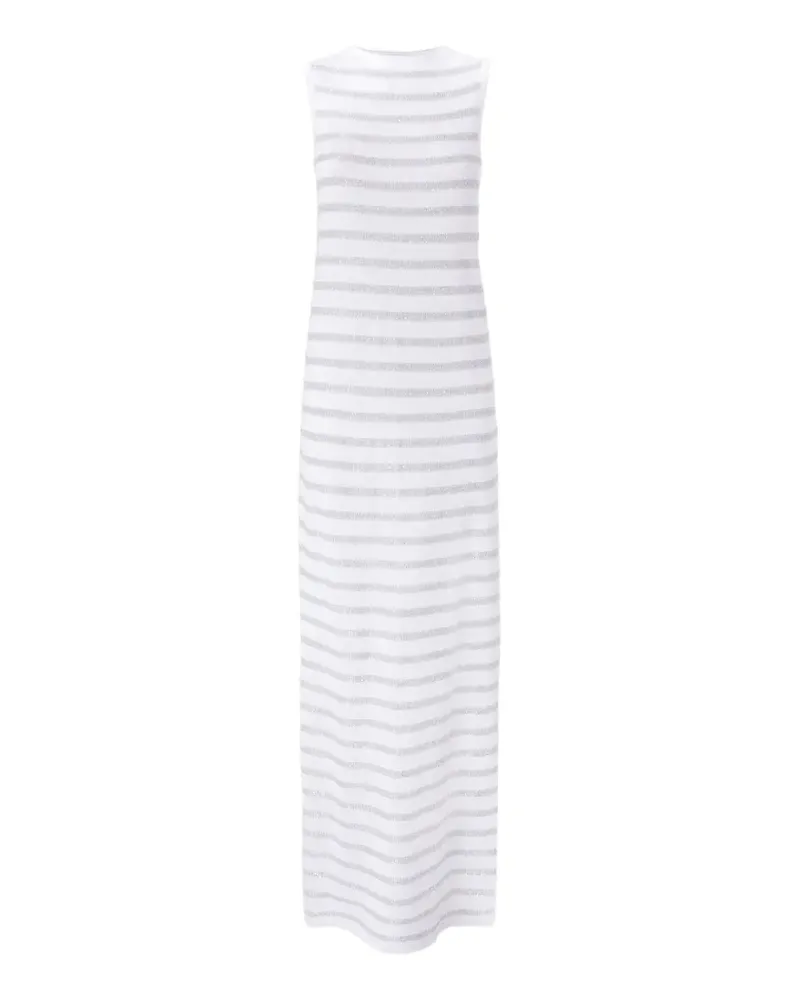 Missoni striped sleeveless maxi dress - Weiß Weiß