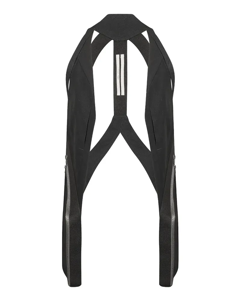 Rick Owens Temple cotton vest - Schwarz Schwarz