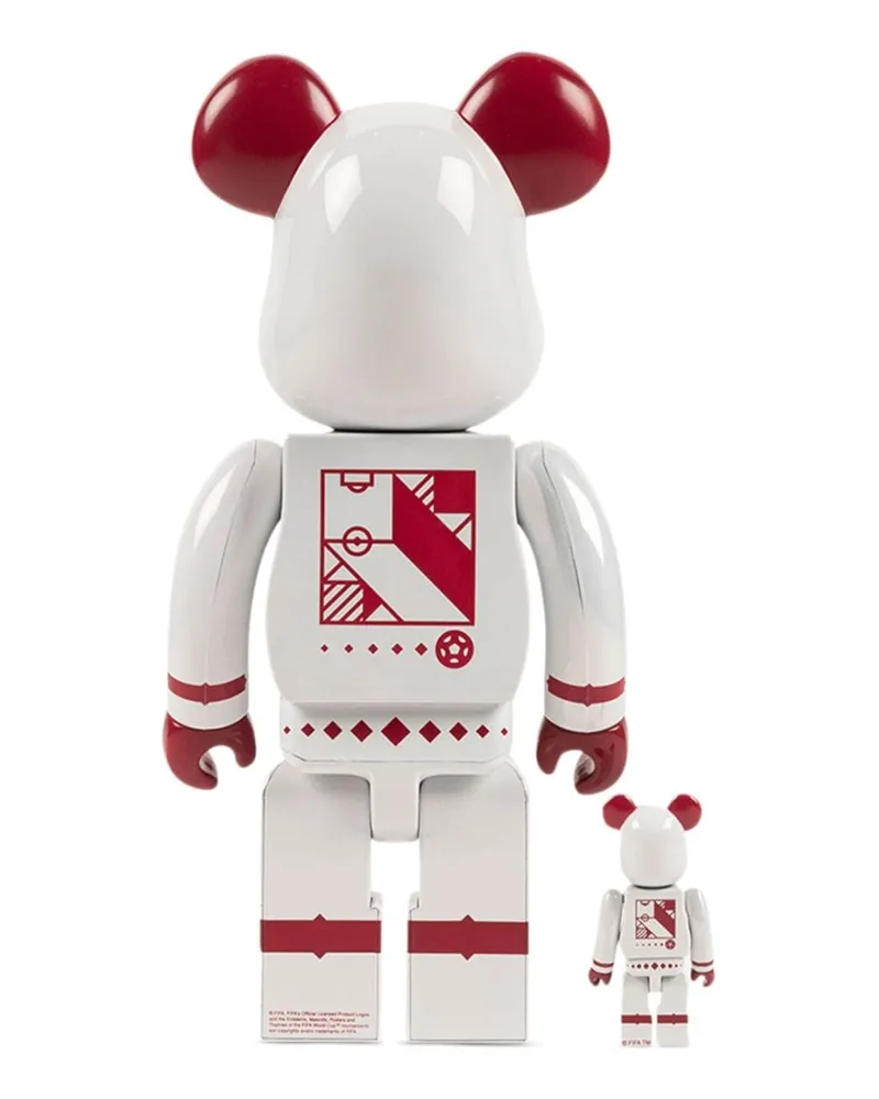 BE＠RBRICK WORLD CUP 2022 WHITECHROME BE@RBRICK / BEARBRICK: FIFA WORLD CUP QATAR 2022 (TM) OLP