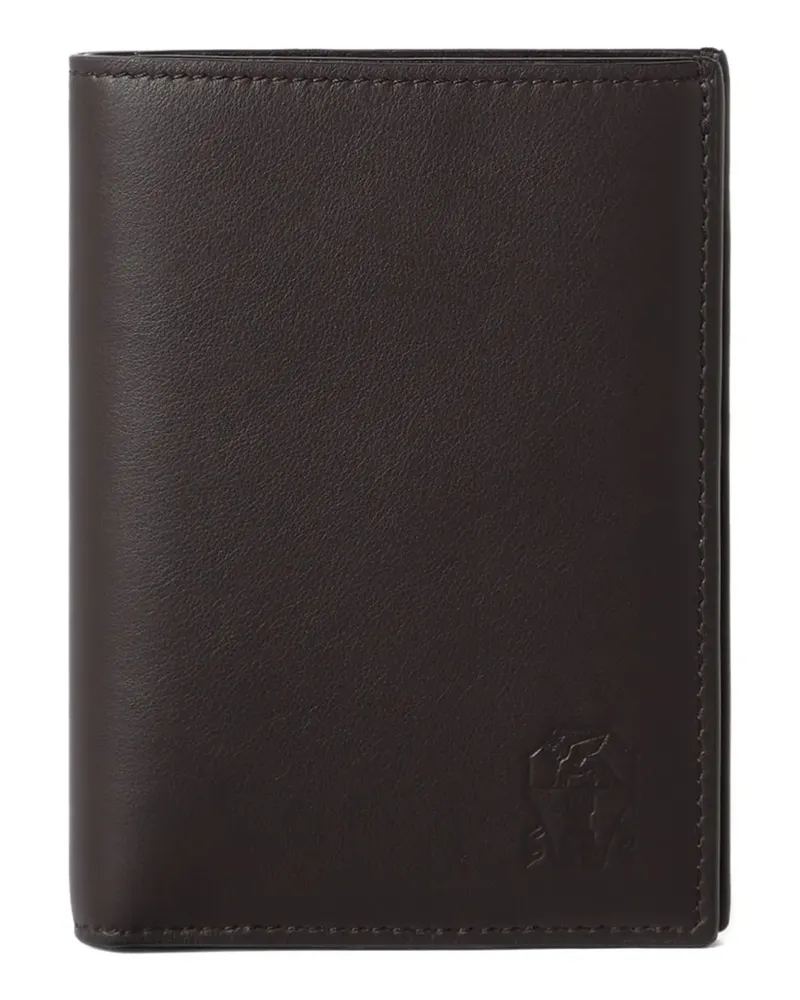 Brunello Cucinelli Portemonnaie mit Klappe - Braun Braun