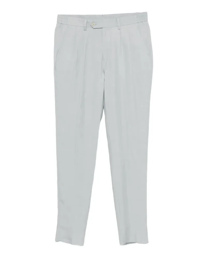 Eleventy pleated straight-leg trousers - Blau Blau