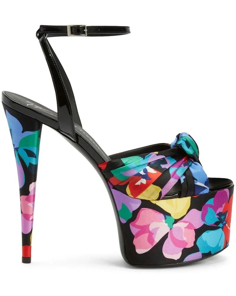 Giuseppe Zanotti GZ Aida Plateau-Sandalen 150mm - Schwarz Schwarz