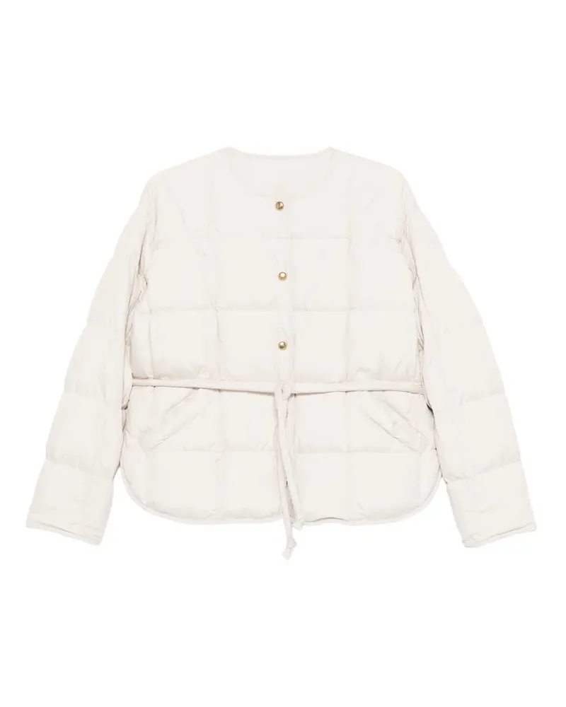 Moncler Steppjacke mit Gürtel - Nude Nude