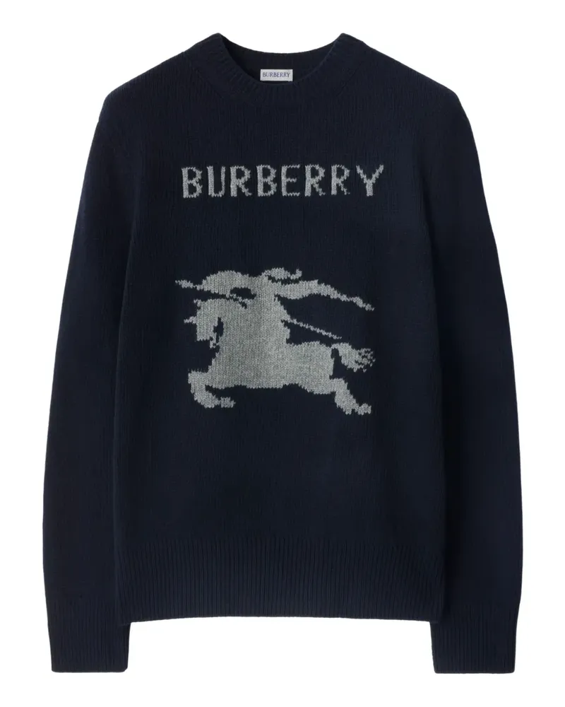 Burberry Pullover mit Equestrian Knight-Motiv - Blau Blau