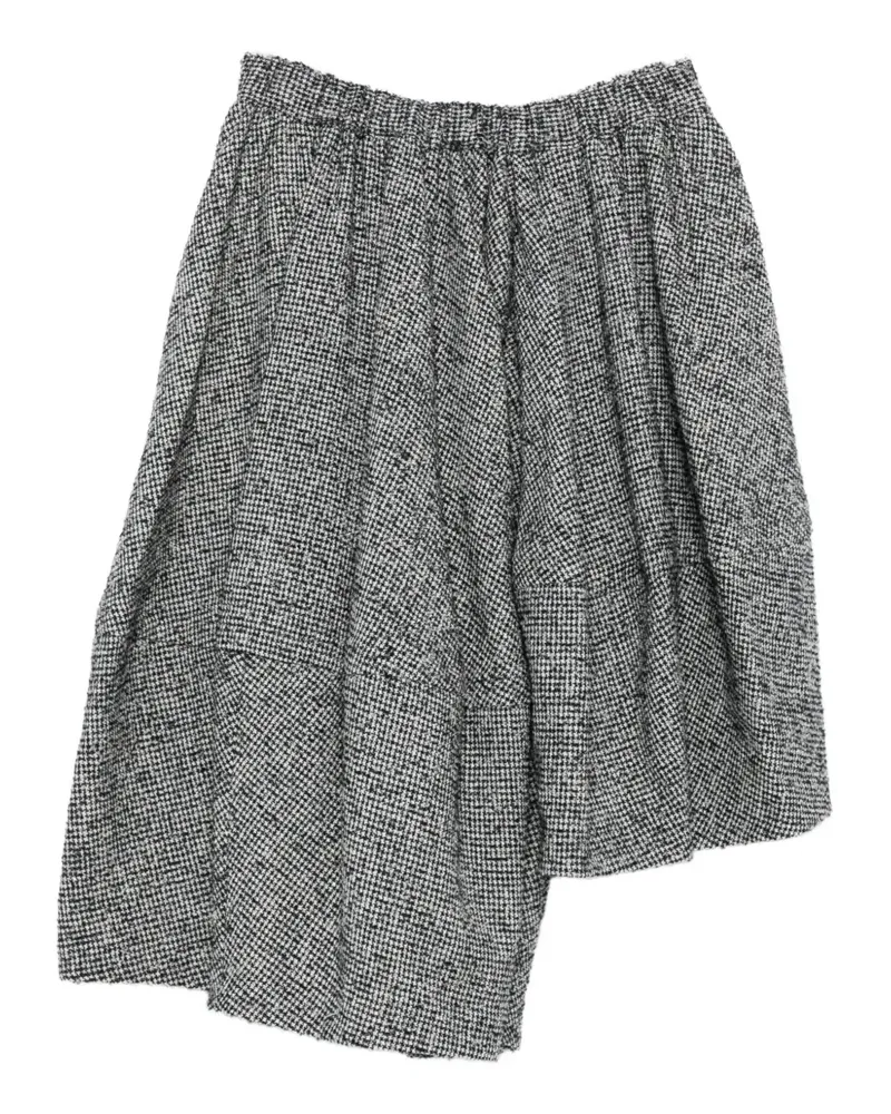 Comme des Garçons Gestufter Minirock - Grau Grau