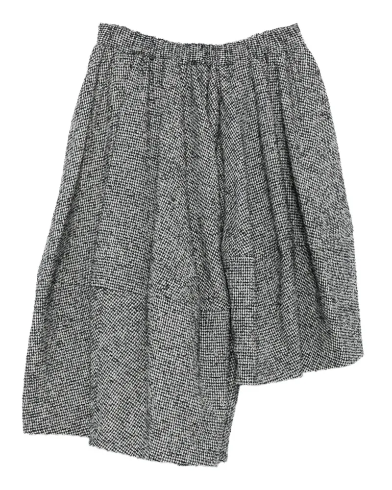 Comme des Garçons Gestufter Minirock - Grau Grau