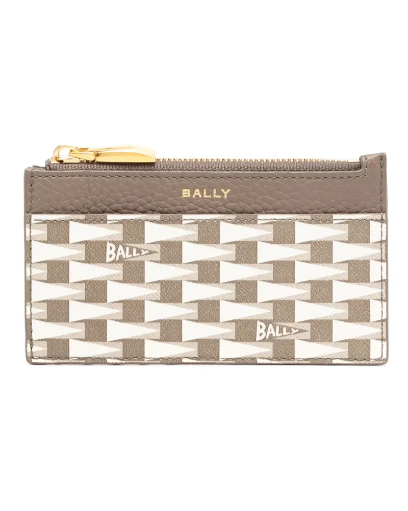 Bally Pennant Kartenetui mit Monogrammmuster - Braun Braun